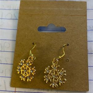 Snowflake earrings